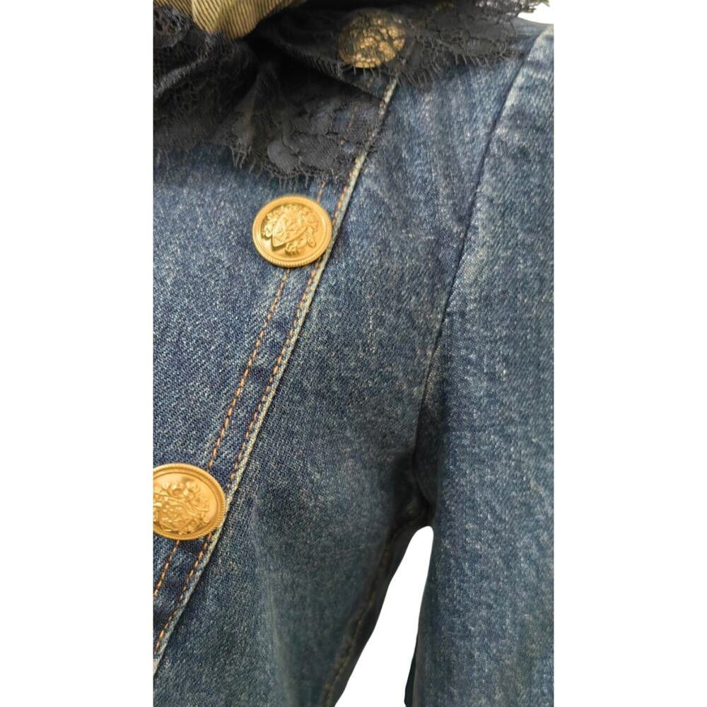 Alice + Olivia ELMIRA DENIM JACKET NWT - Picture 11 of 16